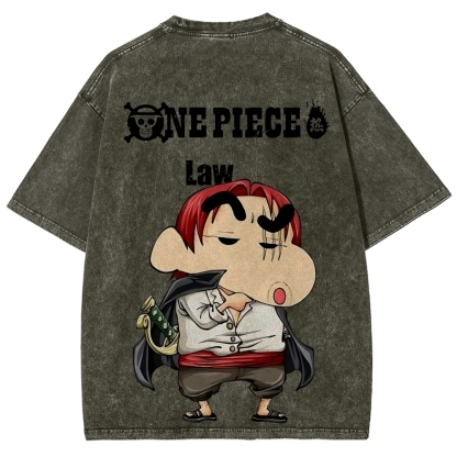 Crayon Shin-chan | Unisex Fit Washed T-Shirt