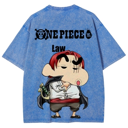 Crayon Shin-chan | Unisex Fit Washed T-Shirt