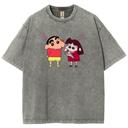 Crayon Shin-chan | Unisex Fit Washed T-Shirt