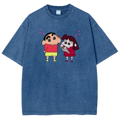 Crayon Shin-chan | Unisex Fit Washed T-Shirt