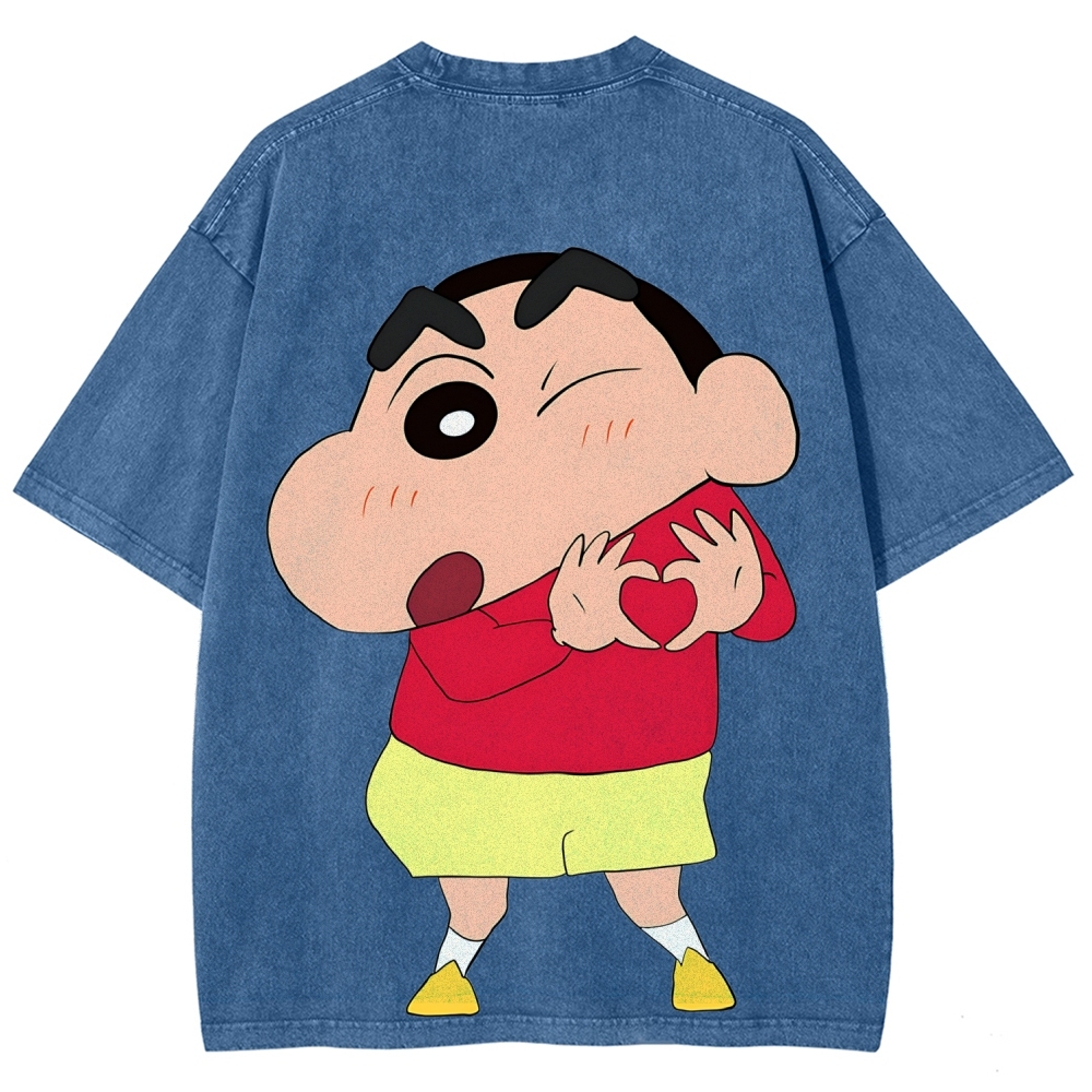 Crayon Shin-chan | Unisex Fit Washed T-Shirt