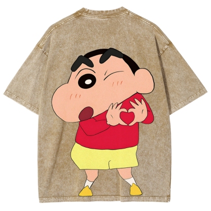 Crayon Shin-chan | Unisex Fit Washed T-Shirt