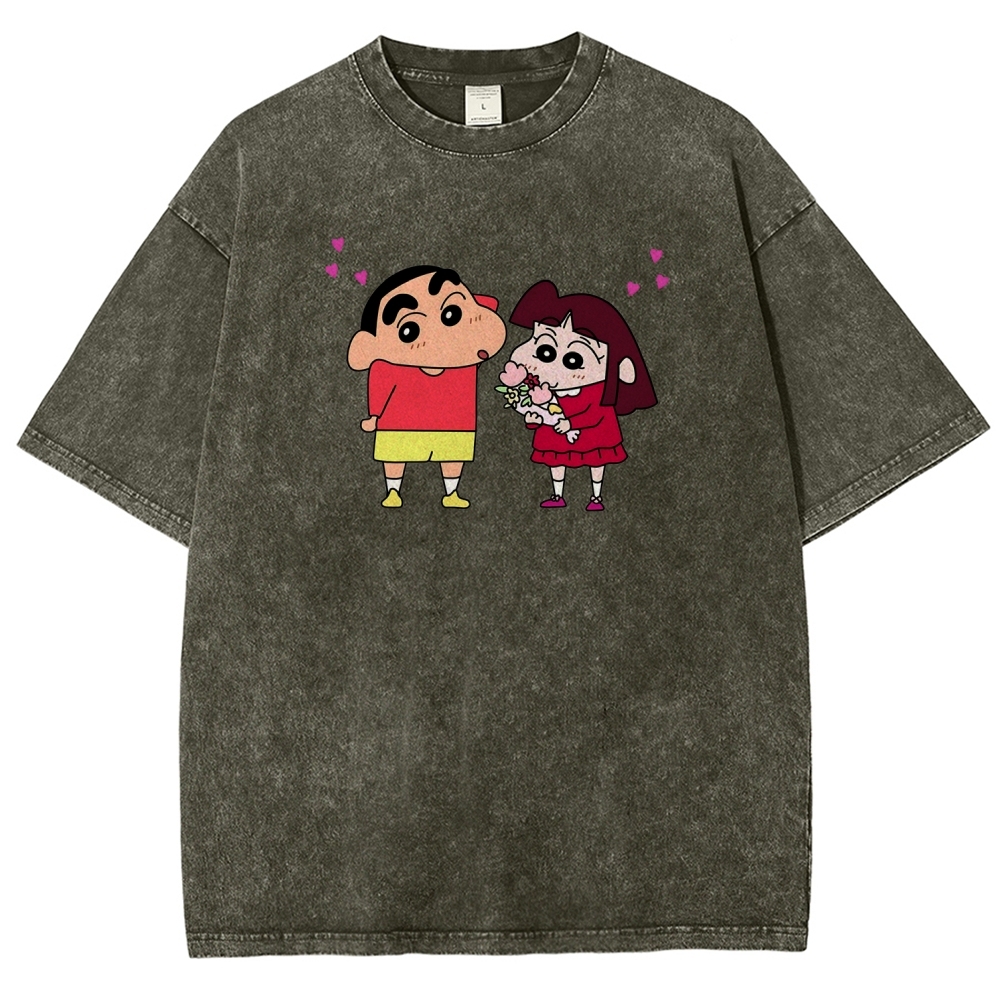 Crayon Shin-chan | Unisex Fit Washed T-Shirt