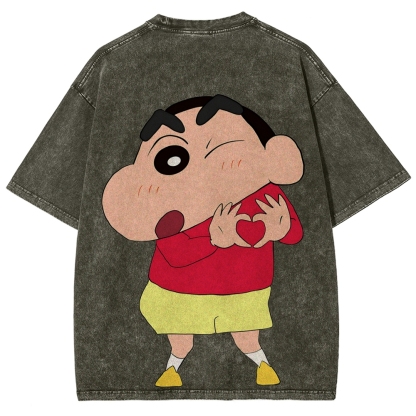 Crayon Shin-chan | Unisex Fit Washed T-Shirt