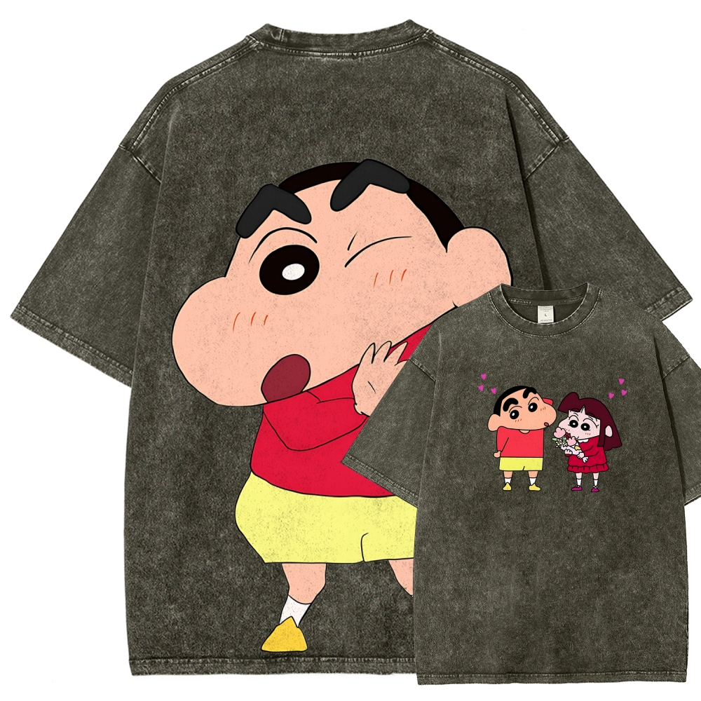 Crayon Shin-chan | Unisex Fit Washed T-Shirt