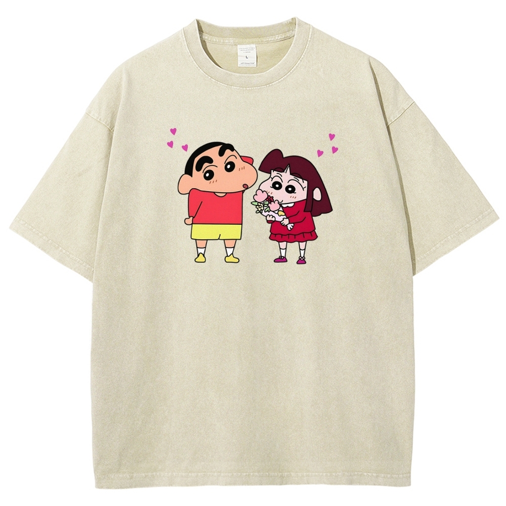 Crayon Shin-chan | Unisex Fit Washed T-Shirt