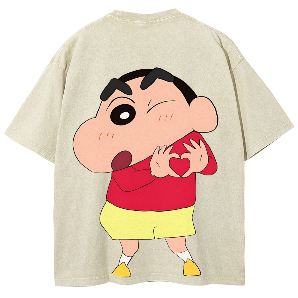 Crayon Shin-chan | Unisex Fit Washed T-Shirt
