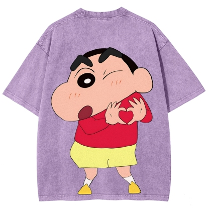 Crayon Shin-chan | Unisex Fit Washed T-Shirt