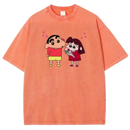 Crayon Shin-chan | Unisex Fit Washed T-Shirt
