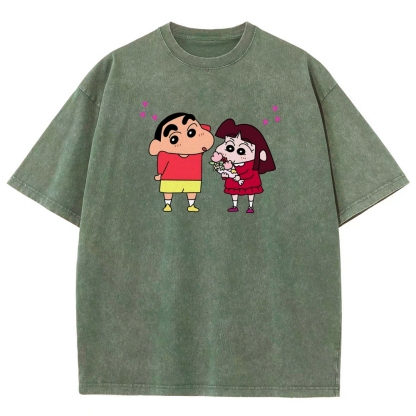 Crayon Shin-chan | Unisex Fit Washed T-Shirt