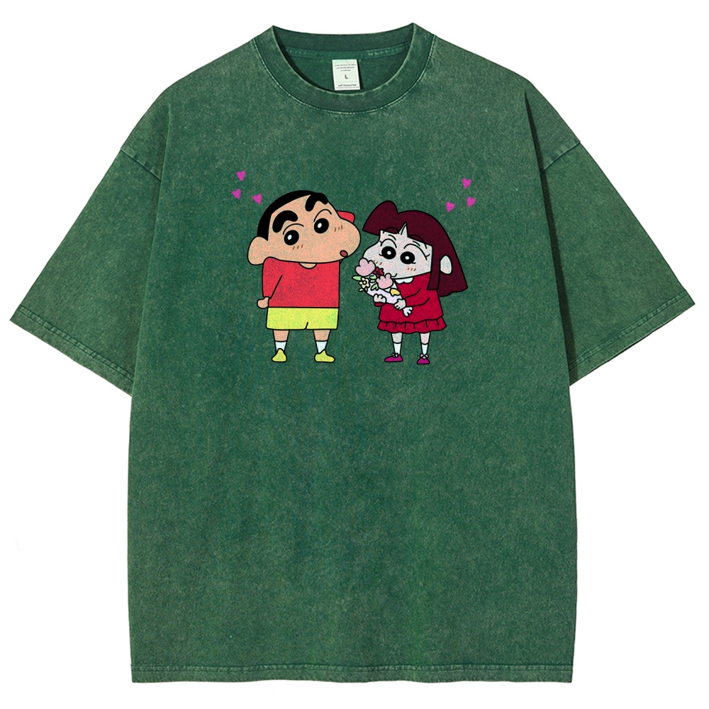 Crayon Shin-chan | Unisex Fit Washed T-Shirt