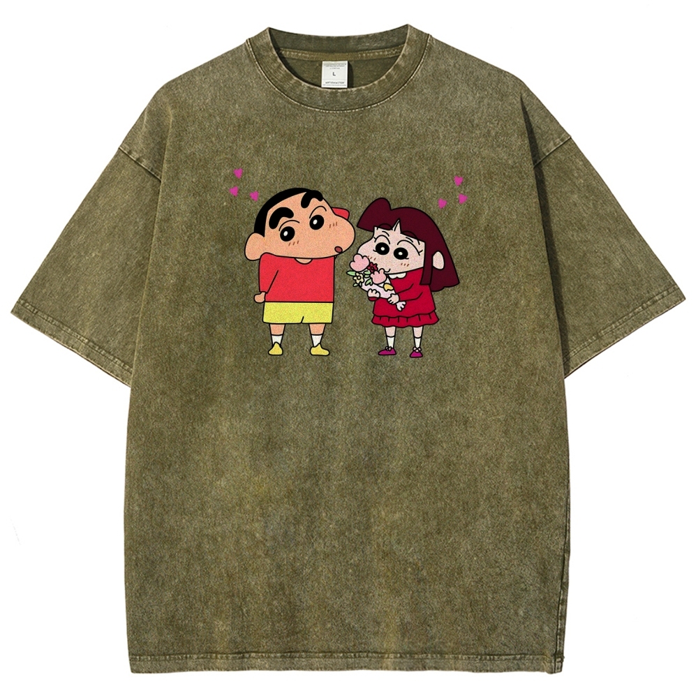 Crayon Shin-chan | Unisex Fit Washed T-Shirt
