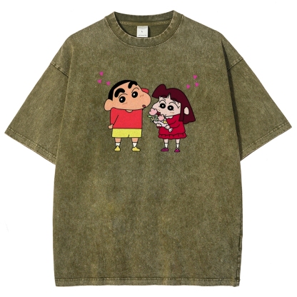 Crayon Shin-chan | Unisex Fit Washed T-Shirt