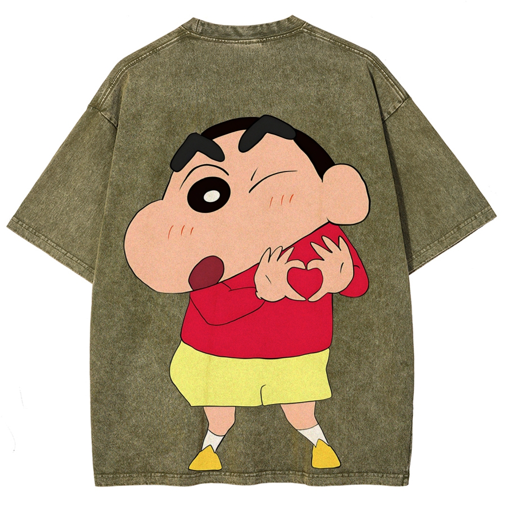 Crayon Shin-chan | Unisex Fit Washed T-Shirt