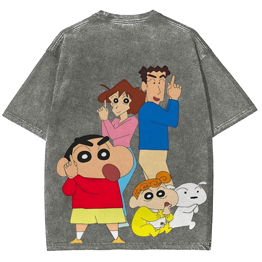 Crayon Shin-chan | Unisex Fit Washed T-Shirt