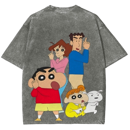 Crayon Shin-chan | Unisex Fit Washed T-Shirt