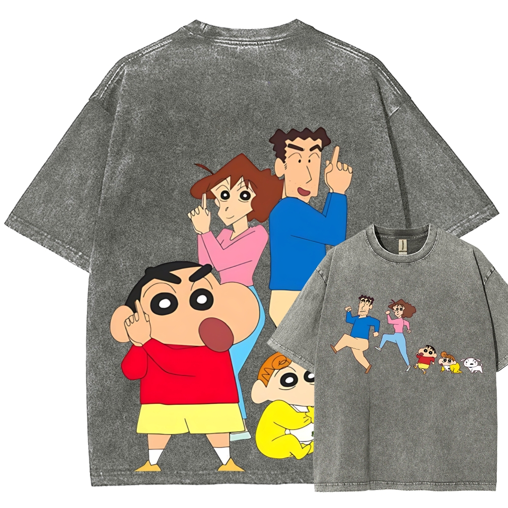 Crayon Shin-chan | Unisex Fit Washed T-Shirt