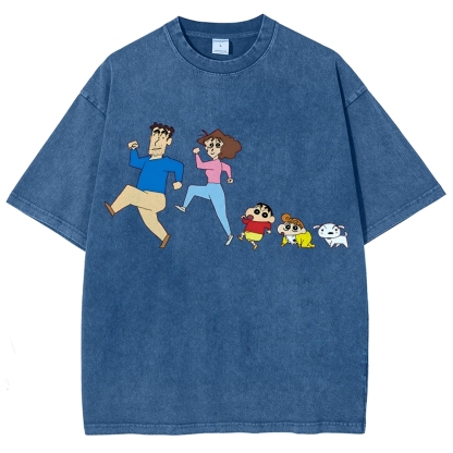 Crayon Shin-chan | Unisex Fit Washed T-Shirt