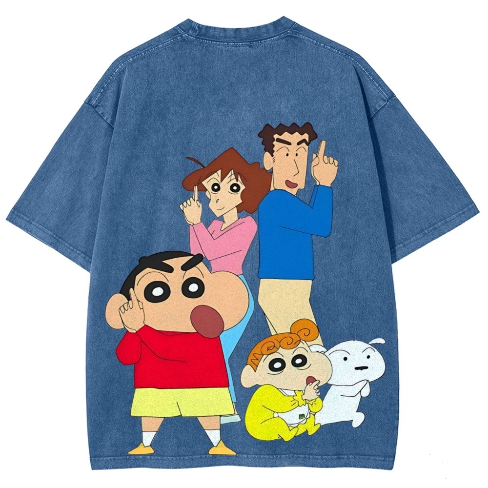 Crayon Shin-chan | Unisex Fit Washed T-Shirt