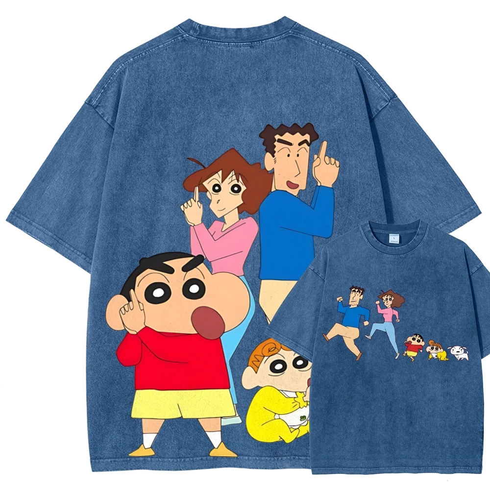 Crayon Shin-chan | Unisex Fit Washed T-Shirt