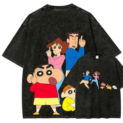 Crayon Shin-chan | Unisex Fit Washed T-Shirt