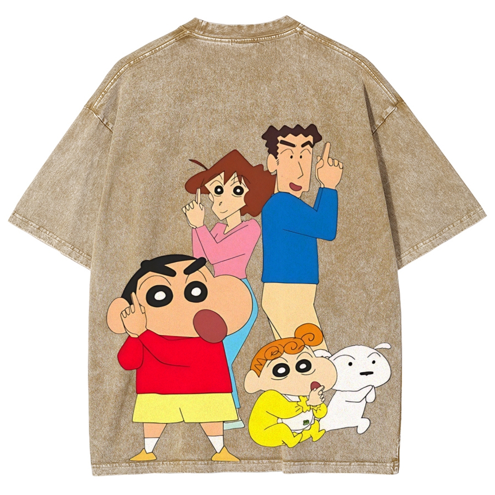 Crayon Shin-chan | Unisex Fit Washed T-Shirt