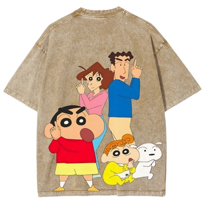 Crayon Shin-chan | Unisex Fit Washed T-Shirt