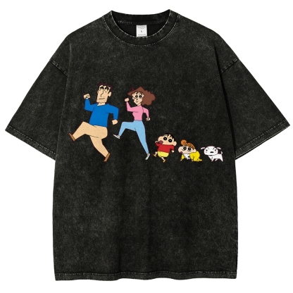 Crayon Shin-chan | Unisex Fit Washed T-Shirt