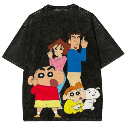 Crayon Shin-chan | Unisex Fit Washed T-Shirt