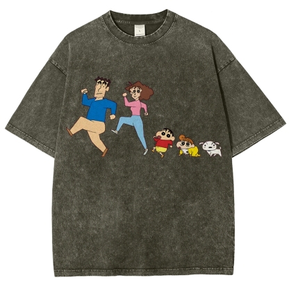 Crayon Shin-chan | Unisex Fit Washed T-Shirt