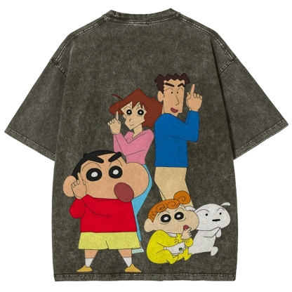 Crayon Shin-chan | Unisex Fit Washed T-Shirt