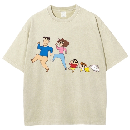 Crayon Shin-chan | Unisex Fit Washed T-Shirt