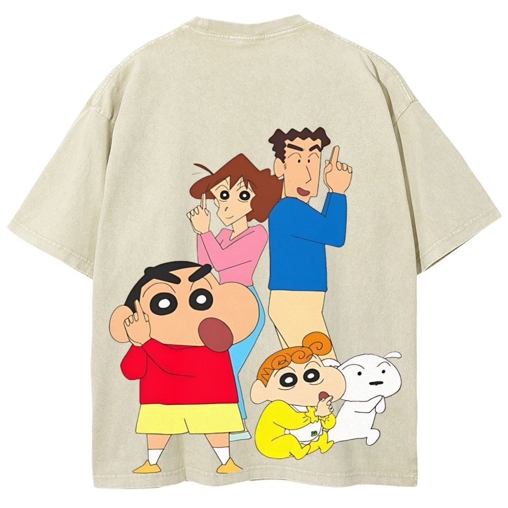 Crayon Shin-chan | Unisex Fit Washed T-Shirt