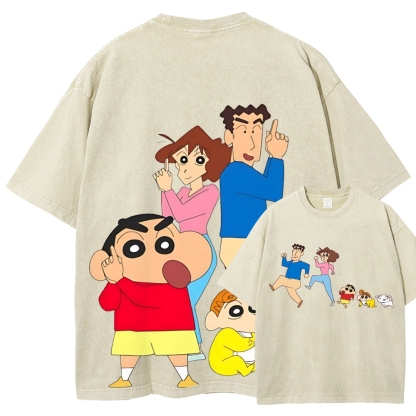 Crayon Shin-chan | Unisex Fit Washed T-Shirt
