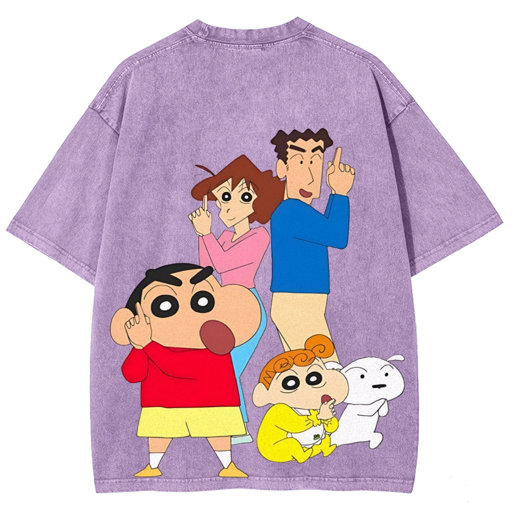 Crayon Shin-chan | Unisex Fit Washed T-Shirt
