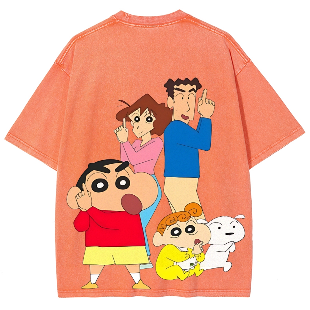 Crayon Shin-chan | Unisex Fit Washed T-Shirt