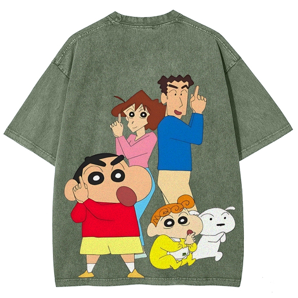 Crayon Shin-chan | Unisex Fit Washed T-Shirt