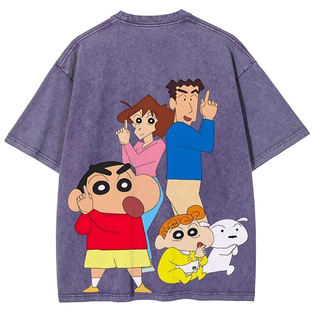 Crayon Shin-chan | Unisex Fit Washed T-Shirt