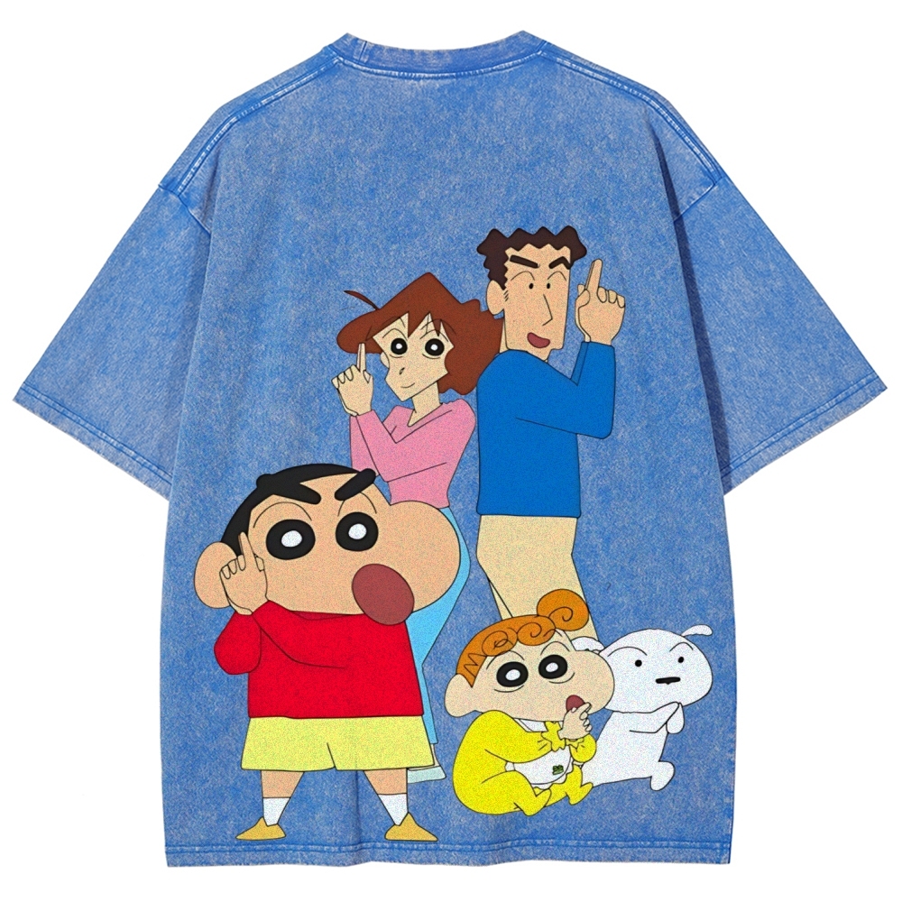 Crayon Shin-chan | Unisex Fit Washed T-Shirt