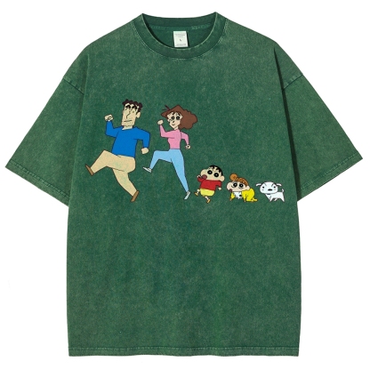 Crayon Shin-chan | Unisex Fit Washed T-Shirt