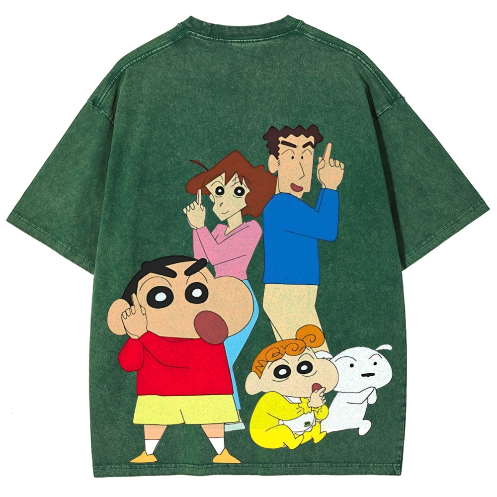 Crayon Shin-chan | Unisex Fit Washed T-Shirt