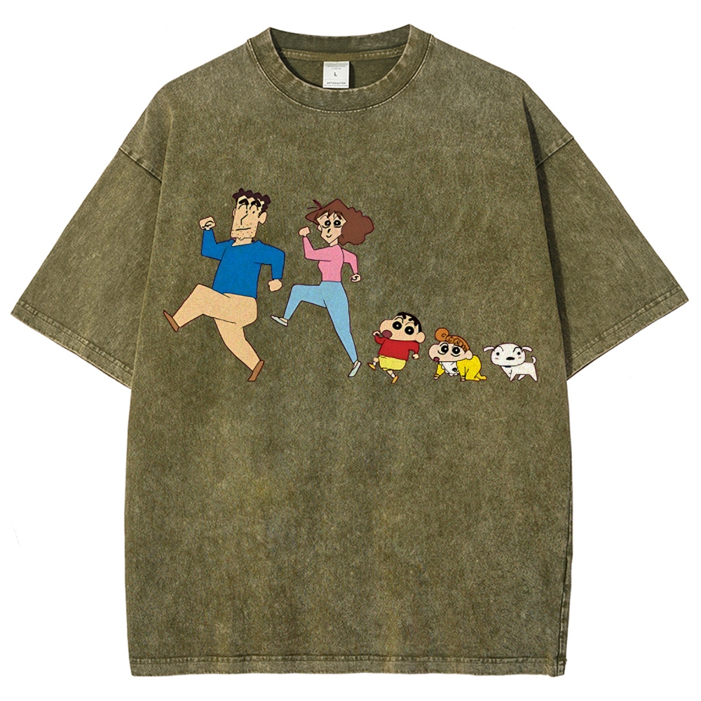 Crayon Shin-chan | Unisex Fit Washed T-Shirt