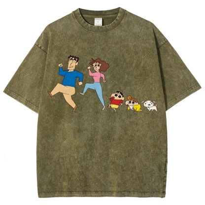 Crayon Shin-chan | Unisex Fit Washed T-Shirt
