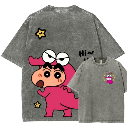 Crayon Shin-chan | Unisex Fit Washed T-Shirt