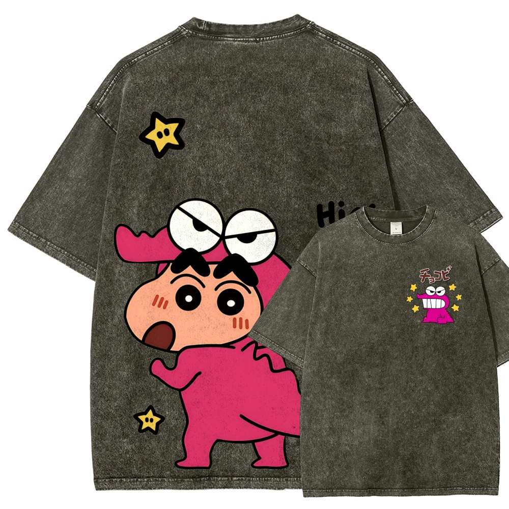 Crayon Shin-chan | Unisex Fit Washed T-Shirt