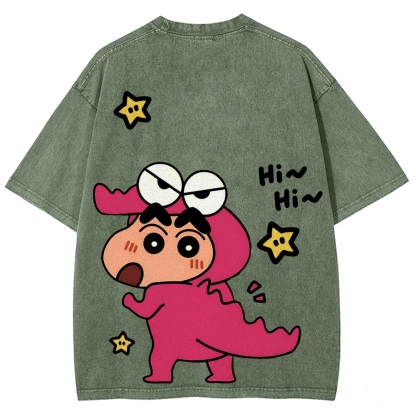 Crayon Shin-chan | Unisex Fit Washed T-Shirt