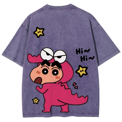 Crayon Shin-chan | Unisex Fit Washed T-Shirt