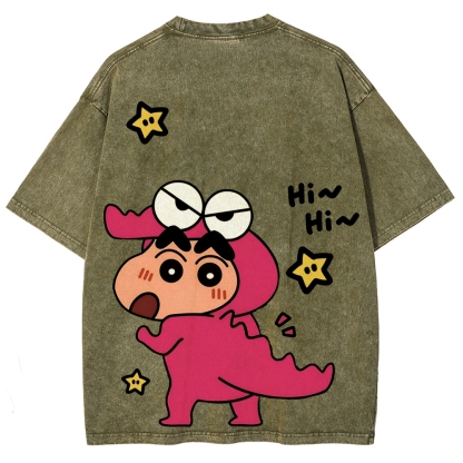 Crayon Shin-chan | Unisex Fit Washed T-Shirt