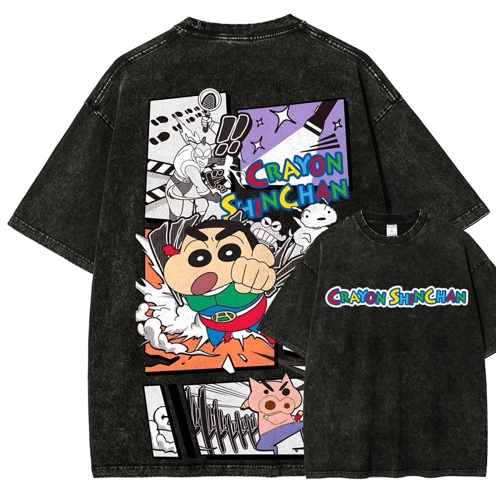 Crayon Shin-chan | Unisex Fit Washed T-Shirt