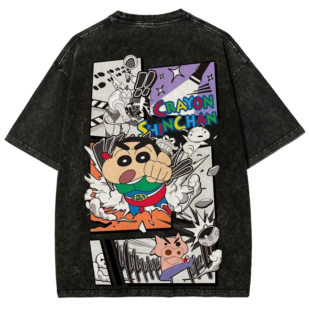 Crayon Shin-chan | Unisex Fit Washed T-Shirt